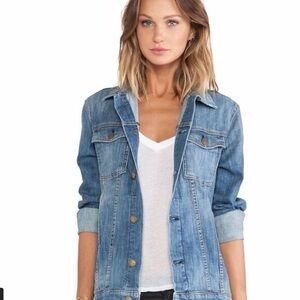 Current/Elliott The Mechanic Light Blue Jean Jacket